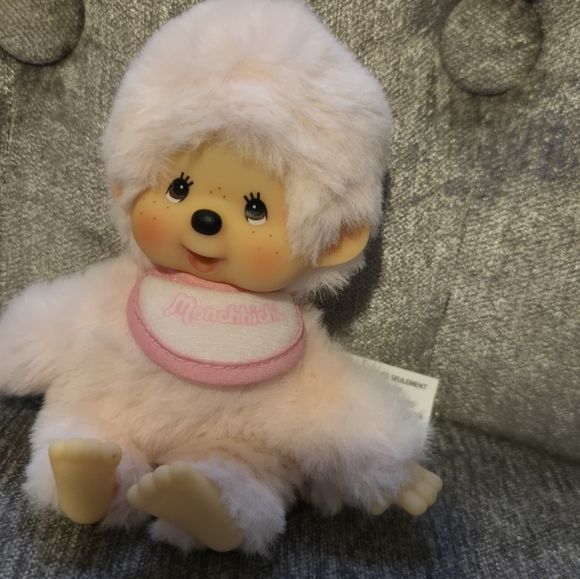 Authentic Monchhichi Pink Girl🎀HTF🎀 - Picture 4 of 4